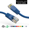Patch Cable, Cat 5E, Unshielded, 6 inch, w/Boots, Blue - P/N WC111001