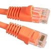 Patch Cable, Cat 5E, Unshielded, 6 inch, w/Boots, Orange - P/N WC111007