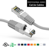 Patch Cable, Cat 5E, Shielded, 6 inch, w/Boots, Gray - P/N WC131252