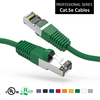 Patch Cable, Cat 5E, Shielded, 6 inch, w/Boots, Green  - P/N WC131253