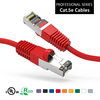Patch Cable, Cat 5E, Shielded, 6 inch, w/Boots, Red  - P/N WC131254