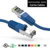Patch Cable, Cat 5E, Shielded, 50 ft. w/Boots, Blue  - P/N WC122420