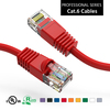 Patch Cable, Cat 6, Unshielded, 6 inch, w/Boots, Red - P/N WC140802