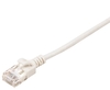 Cat6a Unshelded Slim Patch white - P/N WC144392