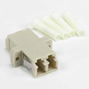 Fiber Optic Coupler, LC/LC, Duplex, w/ header - P/N WC175025
