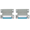 Adapter, Null Modem, DB25F to DB25F - P/N WC391190