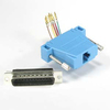 Adapter, Modular, RJ45 to DB25M, Blue - P/N WC391500