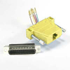Adapter, Modular, RJ45 to DB25M, Yellow - P/N WC391530