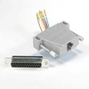 Adapter, Modular, RJ45 to DB25F, Gray - P/N WC391540