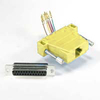 Adapter, Modular, RJ45 to DB25F, Yellow - P/N WC391580
