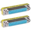 Gender Changer, Slim Line, DB25F to DB25F - P/N WC401030