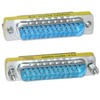 Gender Changer, Slim Line, DB25M to DB25M - P/N WC401050