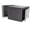 Cabinet, Wall Mount, 9U Glass Door, Swing Mount  - P/N WC531280