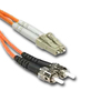 Fiber Optic Cable, OM1, LC/ST, MM, Duplex, OFNR - P/N WC171545