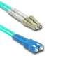 Fiber Optic Cable, OM3, 10GB, LC/SC, MM, Duplex, OFNR - P/N WC172685