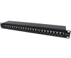 Patch Panel, 24 Port, Cat 5E, Shielded, 110 Type, 568A&B - P/N WC351025