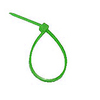Cable Tie, Nylon, 5.75 in, 18 lbs, Green, 100 pack - P/N WC521070