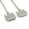 Serial Cable, 3 ft. molded DB25M to DB25F - P/N WC201010