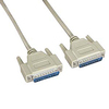 Serial Cable, 3 ft. molded DB25M to DB25M - P/N WC201020