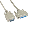 Serial Cable, 3 ft. molded DB9M to DB25F - P/N WC201030