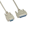 Serial Cable, 6 ft. molded DB9M to DB25M - P/N WC201110
