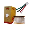 Cable, Security/Alarm, 22/4 AWG, Solid, Unshielded, 500 ft, Pull Box, White - P/N WC533024