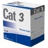 Cat 3 Cable, 25 Pair, 1000 ft. Solid, Unshielded, Gray - P/N WC100830
