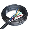 Cat 6 Cable, 500 ft. Solid, Shielded, Direct Burial, Black - P/N WC101009